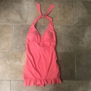 Jessica Simpson coral/pink maternity bathing suit size small